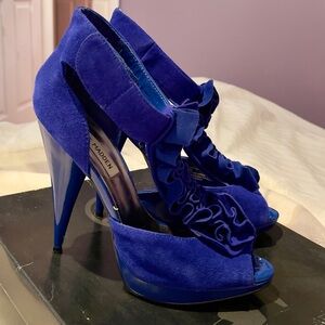 Steve Madden Fiesstaa Blue Suede